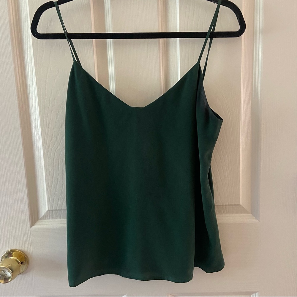 L’agence emerald green camisole size Small